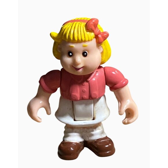 Keenway My Kindergarten Schoolgirl blonde bob mini play  Toy action figure - Picture 3 of 11